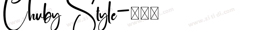 Chuby Style字体转换